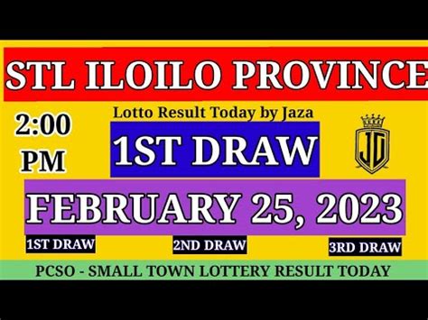 stl iloilo province result today 2pm live